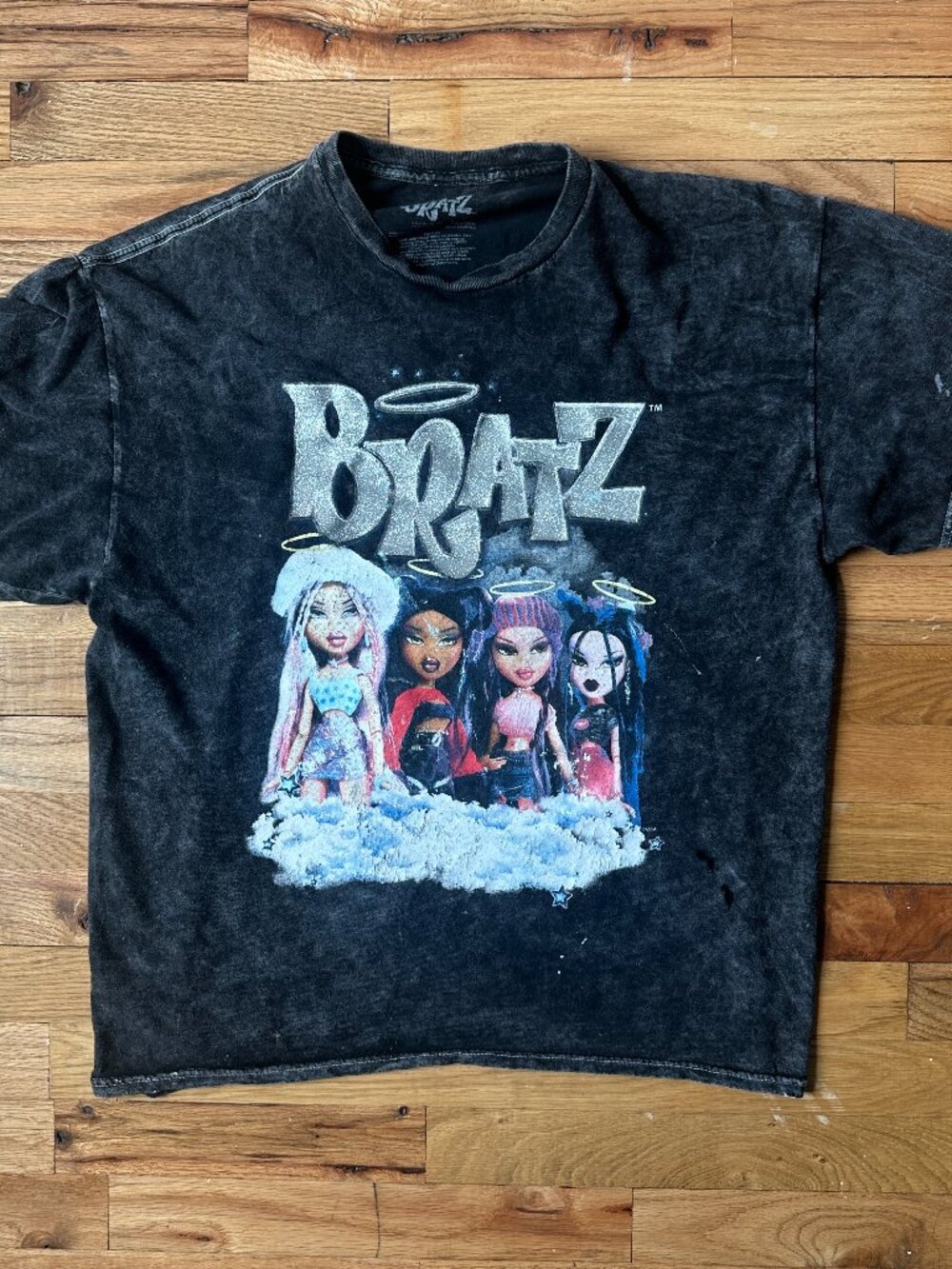 Share Bratz Dolls T Shirt Women XL Yasmine Cloe Jade Sasha 2 Sided Graphic Cotto